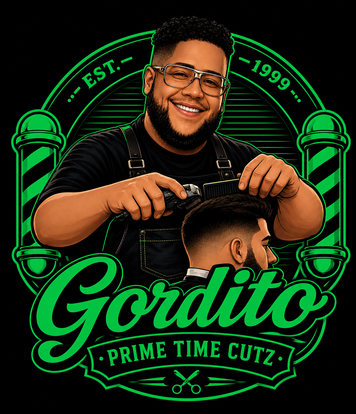 Gordito Prime Time Cutz Logo